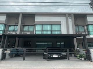 บ้านทาวน์โฮม 2 ชั้น ตกแต่งพร้อมเข้าอยู่ บ้านแกรนด์พลีโน่ ราชพฤกษ์ ทิศหน้าบ้าน ทิศเหนือ