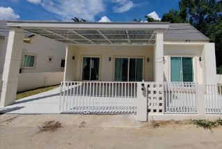 บ้านใหม่สร้างเสร็จพร้อมอยู่ ที่ดิน 90 ตรว. หลังสุดท้ายของโครงการ ป่าบง สารภี