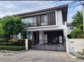 CH856-BH-RE ให้เช่าบ้านเดี่ยว มัณฑนา เลควัชรพล 3 นอน เฟอร์ครบ 2 จอด