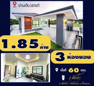 ขายบ้าน 3นอน2น้ำ 60ตรว. 1.85ลบ. ฟรีโอน ของแถม ต.สันทราย อ.สารภี จ.เชียงใหม่