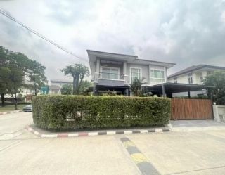 POR3178 ขายบ้าน เดอะ แพลนท์ พระราม 9 – วงแหวน1 THE PLANT RAMA 9 ถนนพัฒนาชนบท 3 เขตลาดกระบัง ย่านกรุงเทพกรีฑาตัดใหม่ แปลงมุมติดสวน