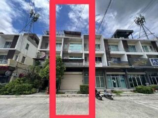 BH2446 ให้เช่าอาคารพาณิชย์ 3 ชั้น ถนนเลียบคลองประปา ใกล้เมืองทองธานี เหมาะทำออฟฟิศ