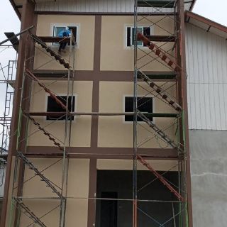 BST501 ให้เช่าโกดัง Minifactory ที่บางใหญ่ พื้นที่ใช้สอยรวมแล้วประมาณ 590 m2 มีออฟฟิศ