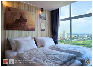 ขาย The Grand Jomtien Pattaya Beach ตึก A ชั้น 16 วิวทะเล 24.84 ตร.ม. พร้อมเฟอร์ ใกล้หาดจอมเทียน