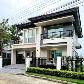 BS700 ขายบ้านเดี่ยว 2 ชั้น โครงการ เดอะแกรนด์ วงแหวนประชาอุทิศ เซ็นทรัล พระราม 2 เนื้อที่ 65.8 ตารางวา 3 ห้องนอน 3 ห้องน้ำ 1 ห้องครัว