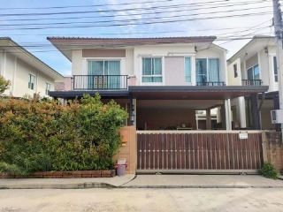 BH2465 ให้เช่าบ้านแฝด 2 ชั้น 38 ตรว. 3 ห้องนอน หมู่บ้านภัสสร ไพรด์ ศรีนครินทร์ – หนามแดง เฟอร์พร้อมอยู่