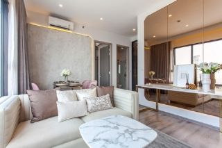 MM228 [For Rent] ไนท์บริดจ์ ไพร์ม อ่อนนุช (KnightsBridge Prime Onnut) ห้องตกแต่งสวย เฟอร์นิเจอร์บิ้วอินครบ พร้อมเข้าอยู่ #ใกล้BTSอ่อนนุช
