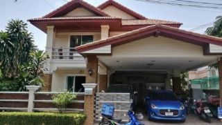 ขายบ้านเดี่ยวบ้านนนทรี4 แปลงมุม ใกล้โลตัสและแม็คโครนครอินทร์  ใกล้โรงพยาบาลพระนั่งเกล้า ราคาพิเศษสุด