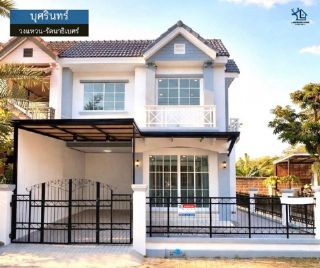 lN-089 ขายทาวน์เฮ้าส์ 2 ชั้น หลังมุม มบ.บุศรินทร์ วงแหวน รัตนาธิเบศร์ บ้านสวยพร้อมอยู่ พื้นที่ 41 ตรว 4 นอน 2 น้ำ