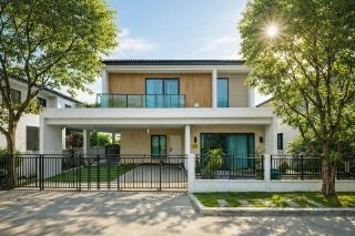 คฤหาสน์ บ้านเดี่ยว2ชั้น 4 นอน 5 น้ำ ใกล้รร.วัดหนองใหญ่ 1.2 กมสุขาภิบาล 5 สายไหม คลองสามวา 60ตร.ว.บ้านหรูพร้อมอยู่
