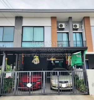 S68-05-01 ขายทาวน์เฮ้าส์ ใกล้ MRTหลักสอง ยูนิโอทาวน์ เพชรเกษม 110 เนื้อที่ 18.5 ตรว 3นอน 2น้ำ จอดรถได้ 2 คัน