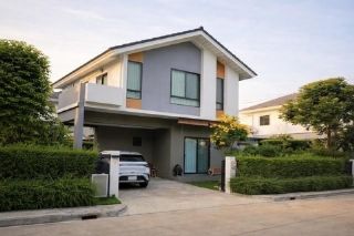 ขายบ้านเดี่ยว โซน ร่มเกล้า โครงการ เพอร์เฟคพาร์ค สุวรรณภูมิ ร่มเกล้า เฟส5 บ้านสวยสภาพดี บ้านเดี่ยว Type ใหญ่สุดของโครงการ