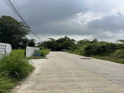 ที่ดินสี่เหลี่ยมแปลงสวย น้ำไม่ท่วม ติดถนนสาธารณะ ขายที่ดินถมแล้ว 571 ตรว ต.หนองรี อ. เมืองชลบุรี ชลบุรี