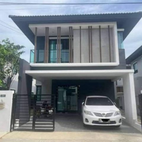 ให้เช่า บ้านแฝด สไตส์บ้านเดี่ยว 2ชั้น โครงการ เอ็น ซี ออน กรีน ปาล์ม พาร์ค 2 ลำลูกกาคลอง 5 รังสิต