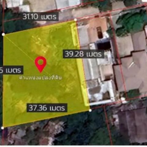 ขายที่ดินถมแล้ว ถนนรามอินทรา 58 ซอยนวมินทร์ 94 เนื้อที่ 313 ตร.วา  ใกล้ BTS สายสีชมพู สถานีรามอินทรา กม.9