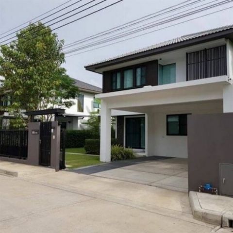 ขายบ้านพร้อมผู้เช่ารายปี โครงการมัณฑนา บางนา กม.7 ตกแต่งสวยเฟอร์เจอร์เครื่องใช้ไฟฟ้าครบ ใกล้ Mega Bangna