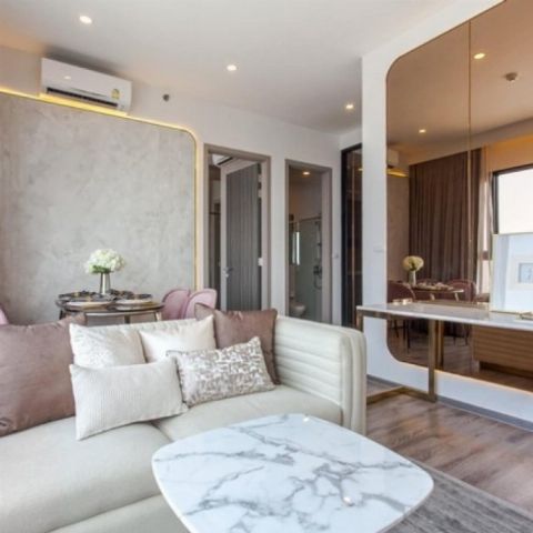 MM228 [For Rent] ไนท์บริดจ์ ไพร์ม อ่อนนุช (KnightsBridge Prime Onnut) ห้องตกแต่งสวย เฟอร์นิเจอร์บิ้วอินครบ พร้อมเข้าอยู่ #ใกล้BTSอ่อนนุช