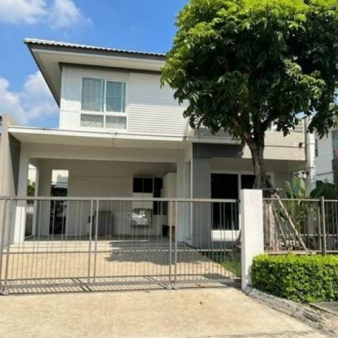 WW117E ขาย บ้านเดี่ยว 2 ชั้น หมู่บ้านมัณฑนา เลค วัชรพล ถนนสุขาภิบาล5 ซอย63/2