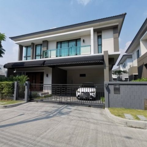 บ้านเดี่ยว THE CITY ราชพฤกษ์ สวนผัก หลังมุม 70 ตรว 4 นอน 4 น้ำ ห้องแม่บ้าน พร้อมอยู่ ต่อรองได้