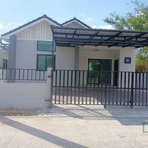 DD-0151 บ้านสร้างใหม่ ต.แม่คือ ใกล้กับศูนย์หัตถกรรมบ่อสร้าง สันกำแพง ว่าง 1 หลัง มีเพื่อนบ้านแล้ว