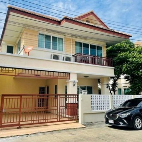 ให้เช่าบ้านเดี่ยว 2 ชั้น มบ.นันนรินทร์ รังสิต บ้านใกล้ ม.รังสิต แค่ 5 นาที