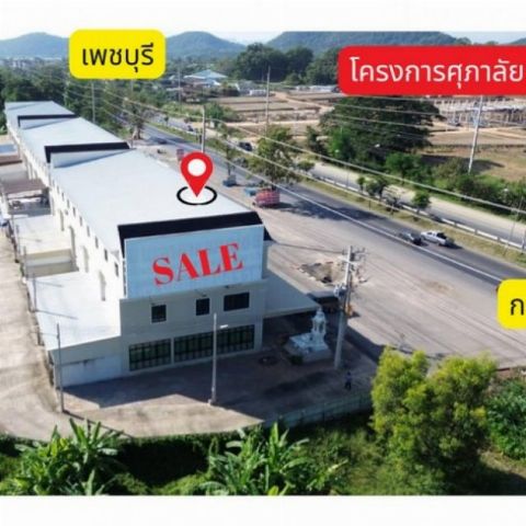 อาคารพาณิชย์ 3 ชั้น ห้องคู่ บันไดมีแค่1ชุด ทำตั้งแต่สร้าง เมืองราชบุรี