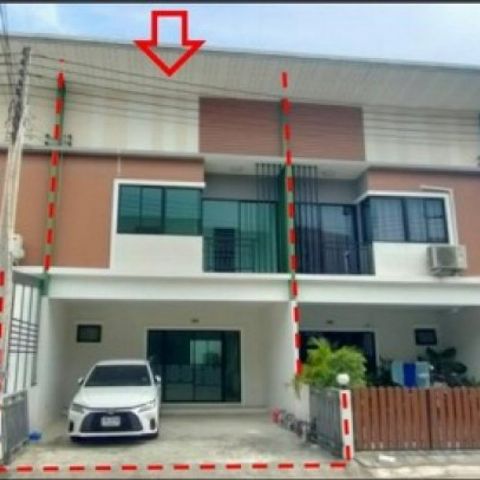 ขายทาวน์เฮ้าส์ หมู่บ้านเอสซี วิลเลจ อีสเทิร์น- บ่อวิน อำเภอศรีราชา จังหวัดชลบุรี