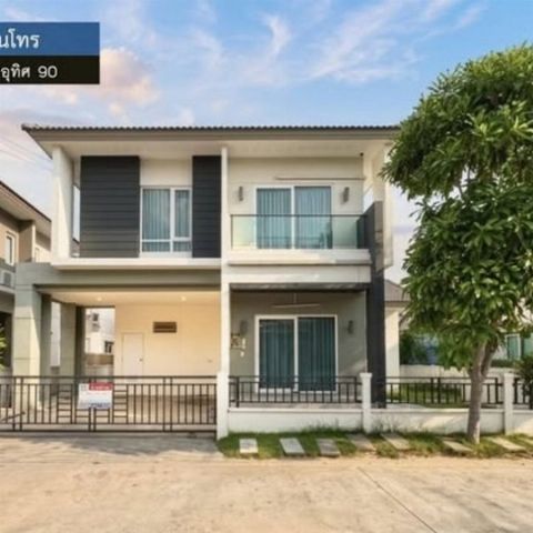 lN-086 ขายบ้านเดี่ยว 2 ชั้น เซนโทร ประชาอุทิศ90 เนื้อที่ 50 ตรว 4 ห้องนอน 3 ห้องน้ำ ใกล้โรงเรียนสารสาสน์ประชาอุทิศพิทยาคาร