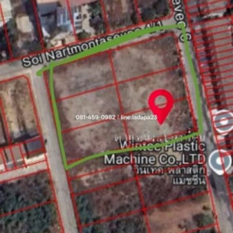 ให้เช่าที่ดิน3 ไร่เมืองชลบุรี ให้เช่าที่ดินเปล่า 3 ไร่ เหมาะทำร้านอาหาร / ธุรกิจ ทำเลศักยภาพสูง - กลางชุมชนและศูนย์รวมเศรษฐกิจ เมืองชลบุรี