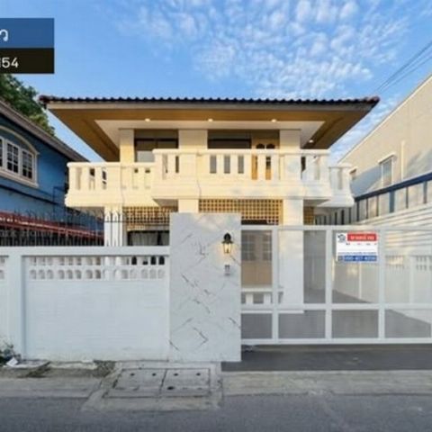 lN-087 ขายบ้านเดี่ยว 2 ชั้น ซอยประชาอุทิศ54 เนื้อที่ 42 ตรว 3นอน 2น้ำ ตกแต่งใหม่ สไตล์มูจิ มินิมอล รีโนเวทใหม่