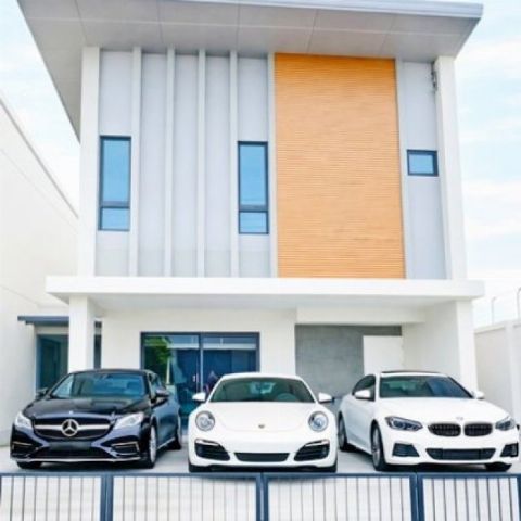 บ้านเดี่ยว 2 ชั้น ราชพฤกษ์ MRTพระนั่งเกล้า  3 นอน 3 น้ำ ใกล้ สะพานมหาเจษฎาบดินทร์ 950 ม. 36 ตร.วา. 143 ตร.ม. ตลาดบางศรีเมือง