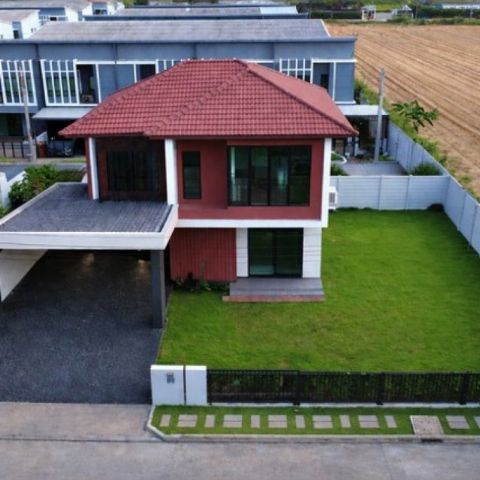 บ้านเดียว รีโนเวทใหม่ ใกล้ทางด่วนจตุโชติ ใหญ่ที่สุด 86 ตร.ว แปลงมุม โครงการ เดอะริคโค้ เรสซิเดนซ์ วงแหวนฯ-หทัยราษฎร์