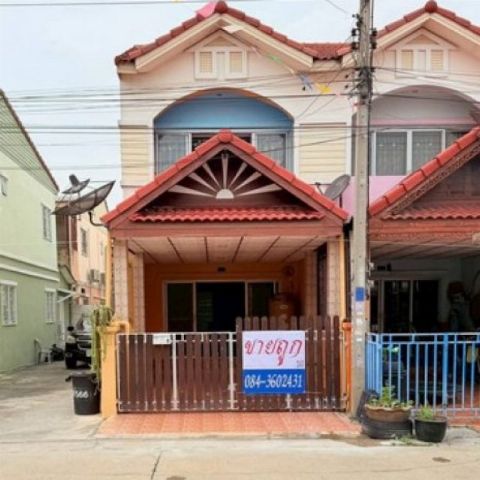 ขาย หมู่บ้านราชพฤกษ์ 7  เทพกุญชร 23 คลอง1 เป็นทาวน์เฮาส์ 2 ชั้น หลังมุม ถนนเมน