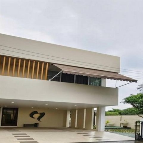 ให้เช่า บ้านเดี่ยว สไตล์โมเดิร์น Pet friendly หมู่บ้าน คอร์ทยาร์ด วิลล่า พระราม 9-วงแหวน บ้านหันหน้าไปทางทิศใต้