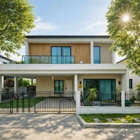 บ้านหรูพร้อมอยู่  คฤหาสน์ บ้านเดี่ยว2ชั้น 4 นอน 5 น้ำ สุขาภิบาล 5 สายไหม คลองสามวา 60ตร.ว.ใกล้รร.วัดหนองใหญ่ 1.2 กม