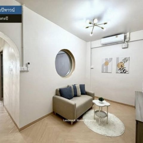 IN-103 ขายห้องชุด รีโนเวทใหม่ พร้อมเข้าอยู่ บางกะปิทาวน์คอนโด บางกะปิ ห้องขนาด 36.65 ตรม 1 นอน 1 น้ำ