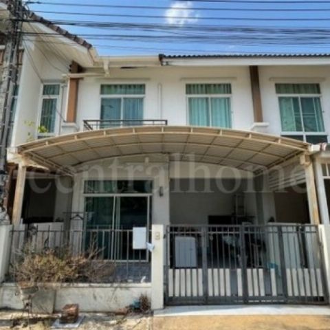 ลดด่วน ทาวน์เฮ้าส์ บ้านเปี่ยมสุข รัตนาธิเบศร์ - วัดสวนแก้ว หน้าบ้านไม่ชนใคร