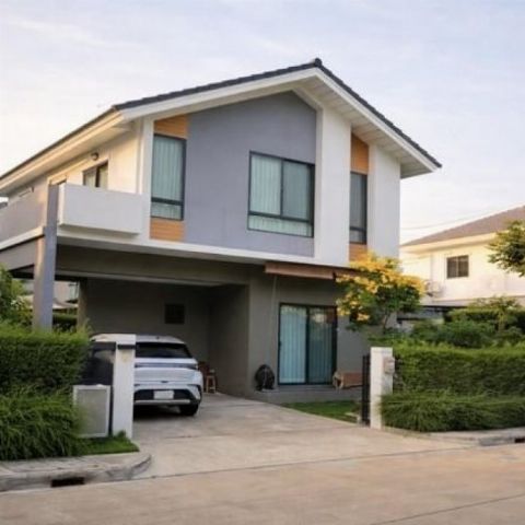 ขายบ้านเดี่ยว โซน ร่มเกล้า โครงการ เพอร์เฟคพาร์ค สุวรรณภูมิ ร่มเกล้า เฟส5 บ้านสวยสภาพดี บ้านเดี่ยว Type ใหญ่สุดของโครงการ
