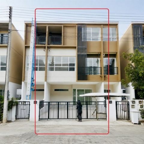 โรบินสันไลฟ์สไตล์ ราชพฤกษ์ 1.55กม. ดูโฮม บางบัวทอง 1.91กม. ชัยพฤกษ์  ทาวน์โฮมหรู 3 ชั้น 3 นอน 3 น้ำ ถ.สะพานนทบุรี 18 ตร.วา. 220 ตร.ม.