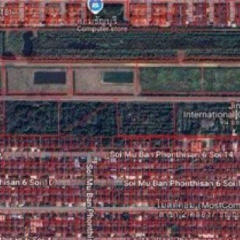 ขายที่ดินเปล่า 4-2-44 ไร่ รังสิต-นครนายก  ซอยบึงบอน 1