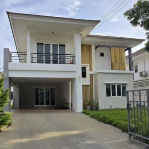หลังบ้านติดทะเลสาบ! เงียบสงบ ร่มรื่น!! ขายบ้านเดี่ยว เดอะ เลควิลล์ พระราม 2 (The Lake Ville Rama 2) 80.9 ตร.วา ใกล้เซ็นทรัลมหาชัย
