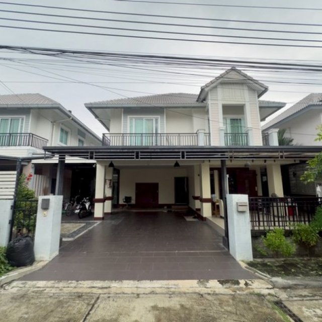 บ้านเดี่ยวหลังใหญ่ SKY ดอนเมือง  สรงประภา  บนที่ดิน 55.9 ตร.วา | พื้นที่ใช้สอย 167.4 ตร.ม.